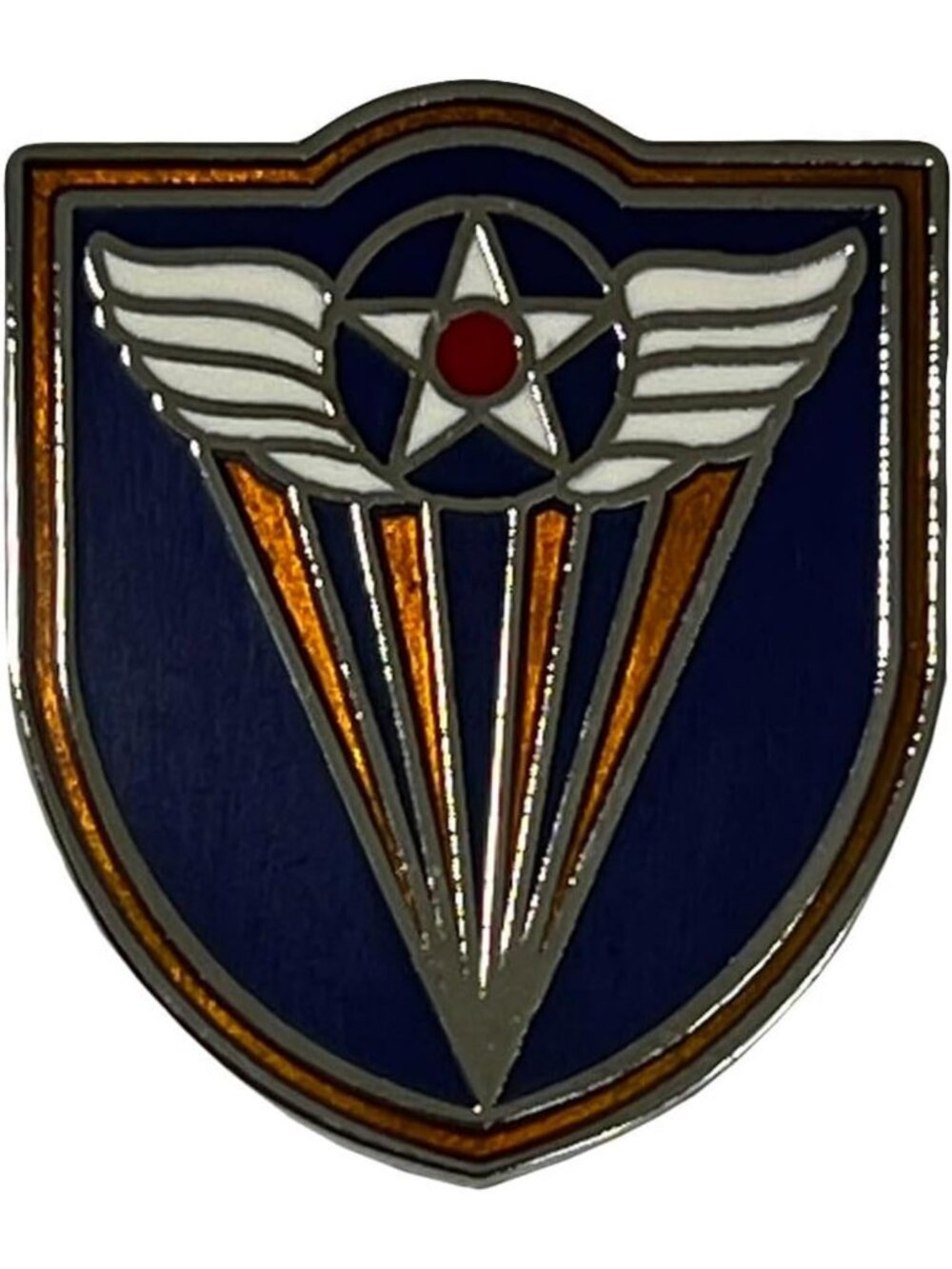 Vintage WWII U.S. Army 4th Air Force Motorcycle Hat Cap Lapel Pins - Set of 24